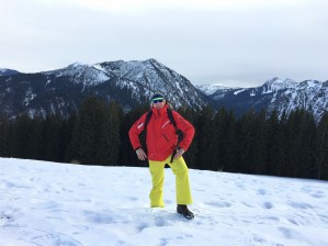 Rodeln mit Ausblick: So schaugt's aus vor der Alm